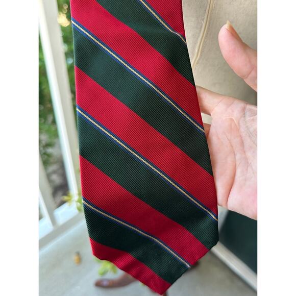 Lot of 5 Vintage 100% Silk Ties: Guy Laroche Polo Ralph Lauren, Alexander Julian - Picture 13 of 16